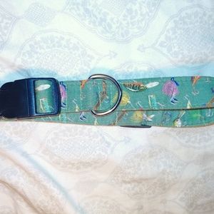 Fly Fishing "dry flies" Dog Collar M